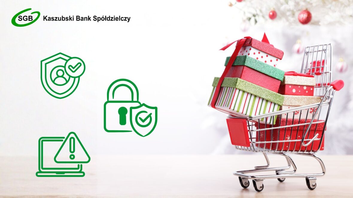 grafika bezpieczne zakupy przedświąteczne